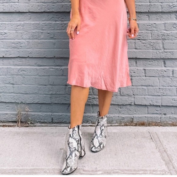 Shoes - Snake skin boots